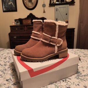Tan Suede Boots